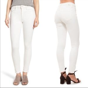 Mother white skinny jeans size 27